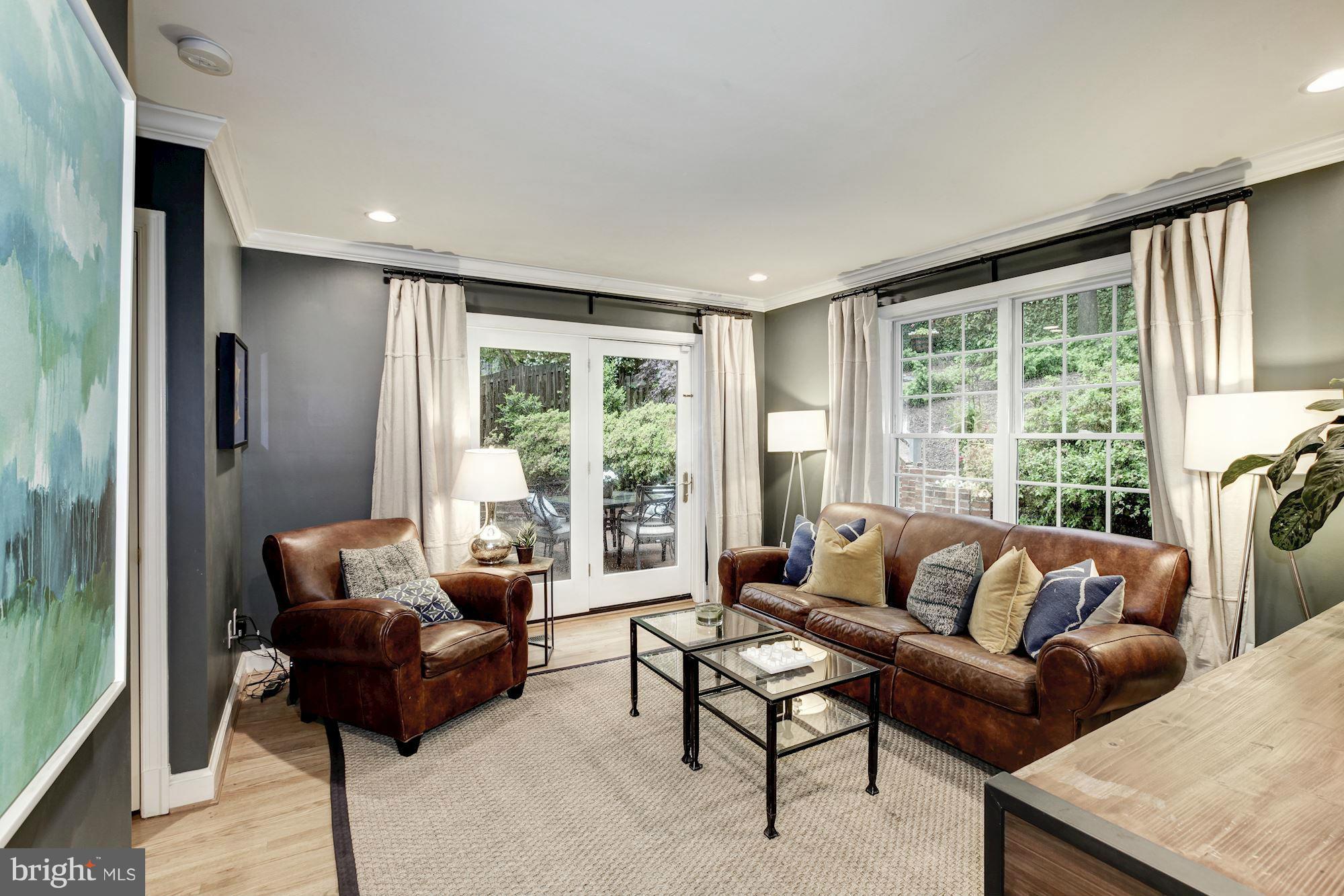 3055 Military Road Arlington, VA 22207 - Photo 11 of 30 a living room with furniture and a large window