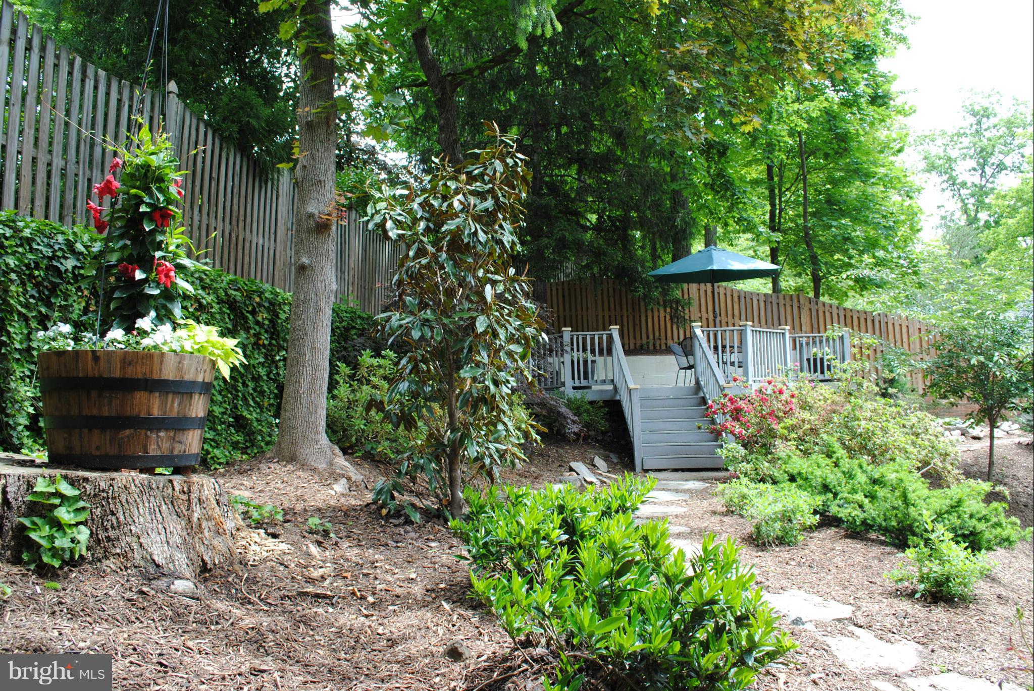 3055 Military Road Arlington, VA 22207 - Photo 30 of 30 a front view of a house with a yard and fountain
