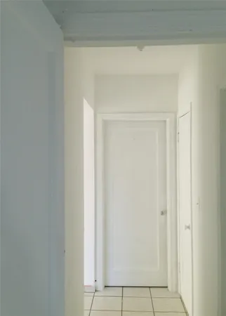 a view of a closet area