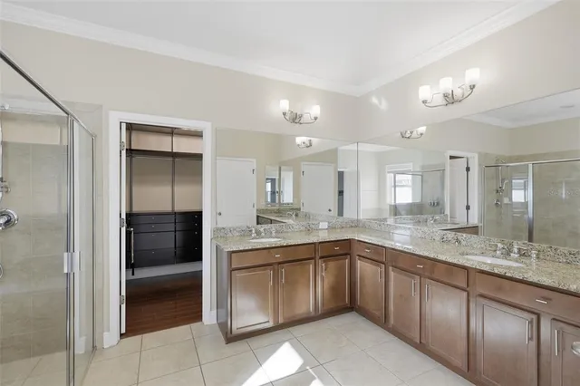 a view of a walk in closet