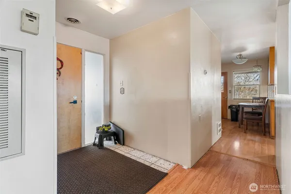 a view of a room with utility room