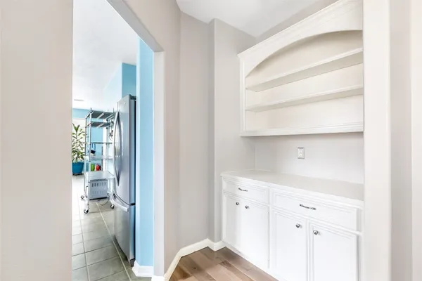 a view of closet area