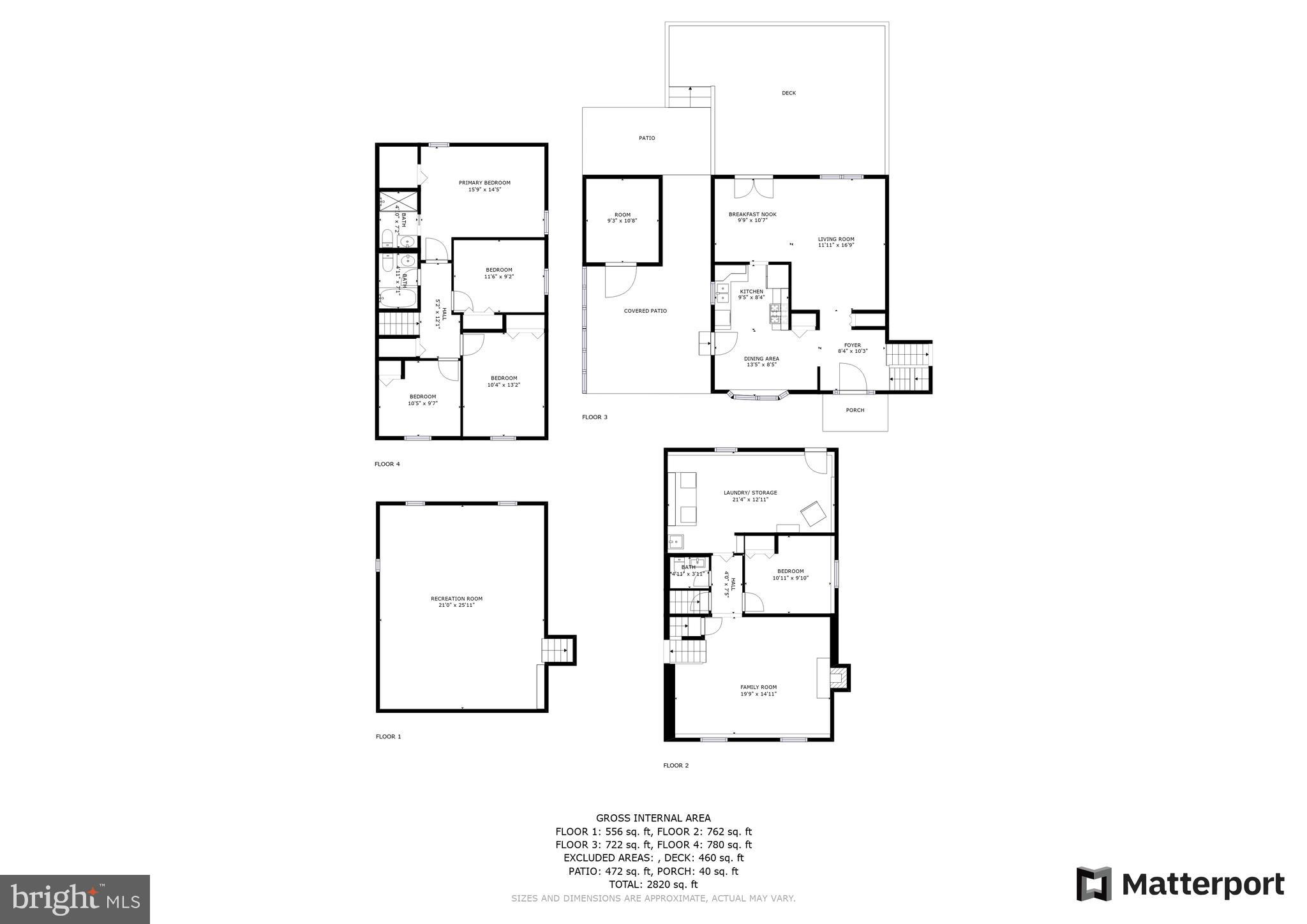 12601 North Point Lane Laurel, MD 20708 - Photo 54 of 54 Floor Plan