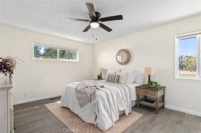 a view of small space with racks on the wall