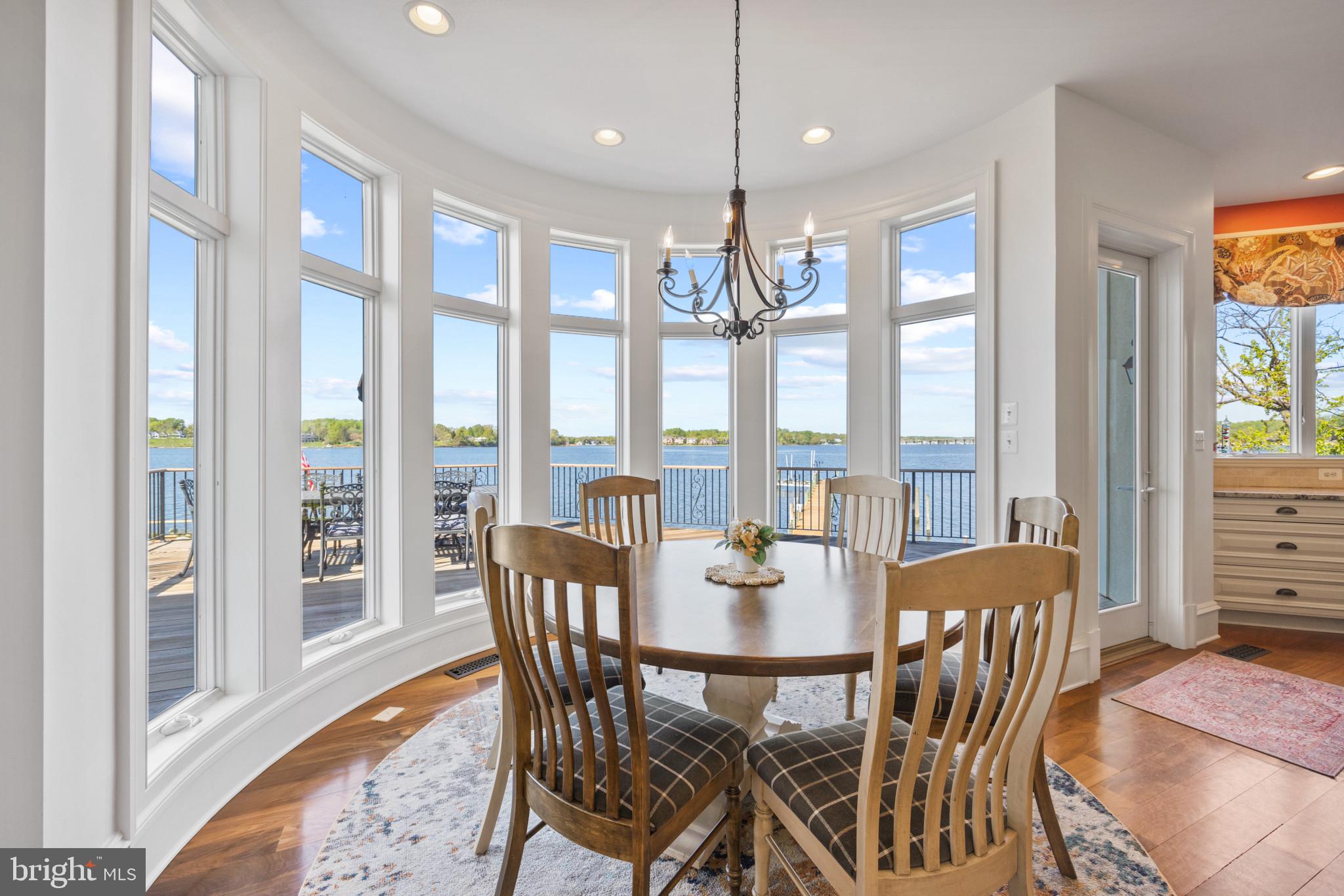 540 Sunset Road Annapolis, MD 21403 - Photo 10 of 45 Dining with incredible view