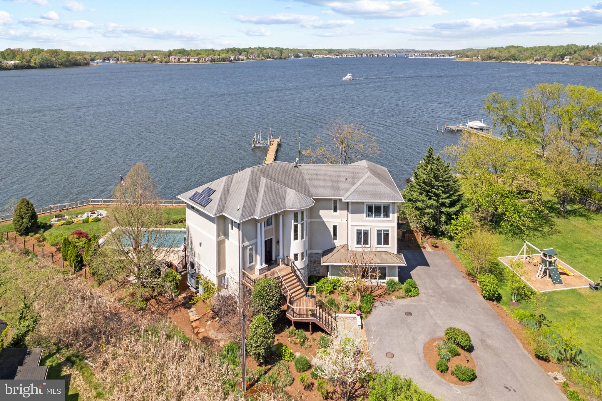 540 Sunset Road Annapolis, MD 21403 - Photo 2 of 45 Western Facing Views up the South River