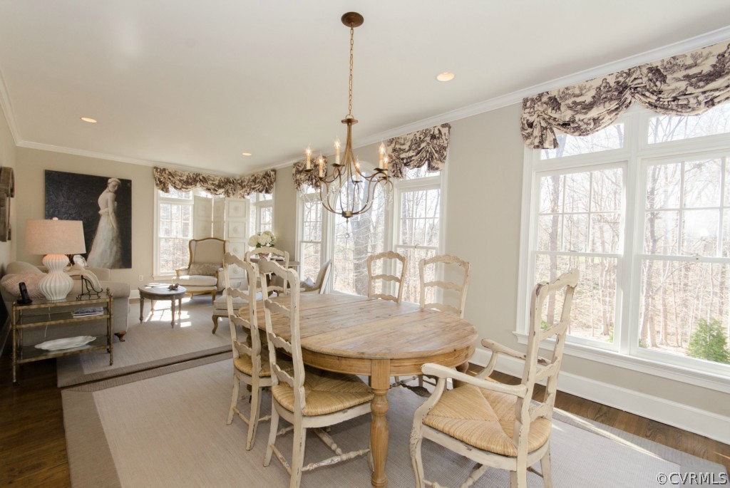 4200 Reeds Landing Circle Midlothian, VA 23113 - Photo 10 of 24 a view of a dining room with furniture window and outside view
