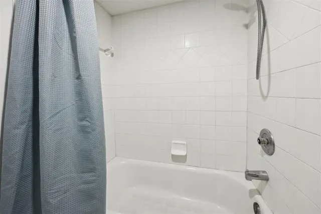 a close up of a bathtub