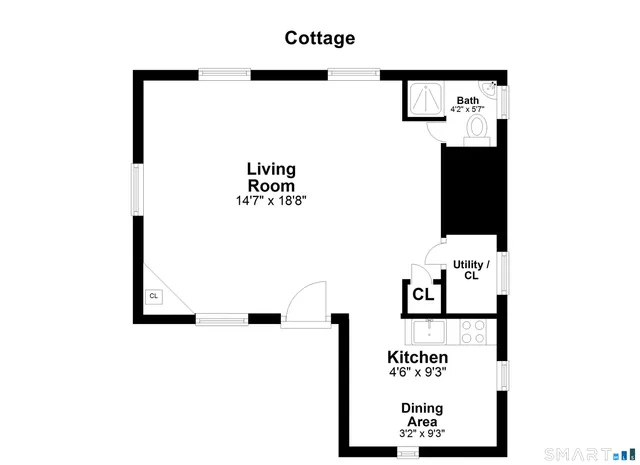 $1,750 | 69 Sylvan Road North, Unit COTTAGE, Westport, CT 06880