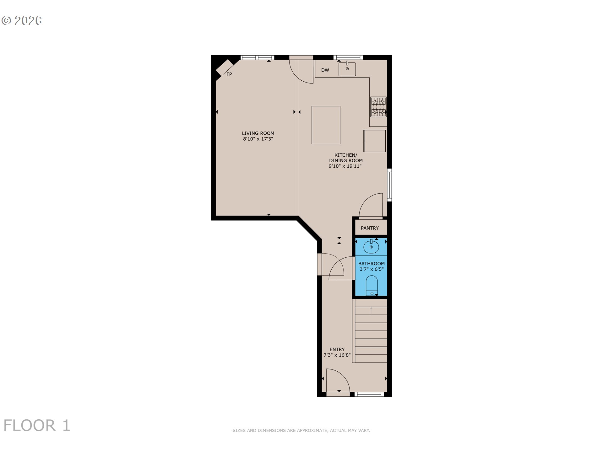 810 East 9th Street, Unit B8 Newberg, OR 97132 - Photo 18 of 19 Floor Plan