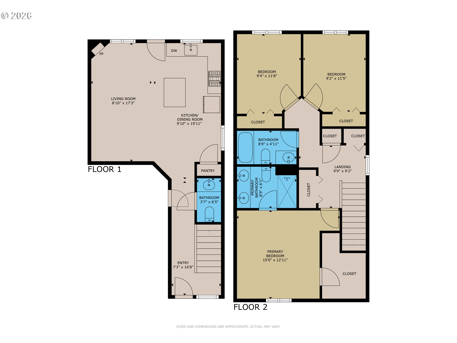 810 East 9th Street, Unit B8 Newberg, OR 97132 - Photo 19 of 19 Floor Plan