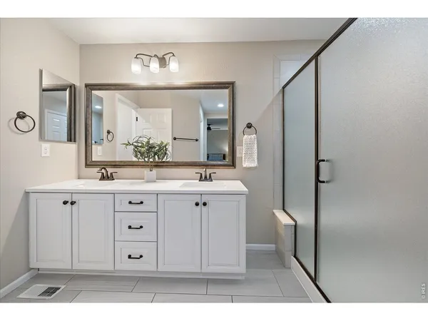 a view of an ocean and a mountain