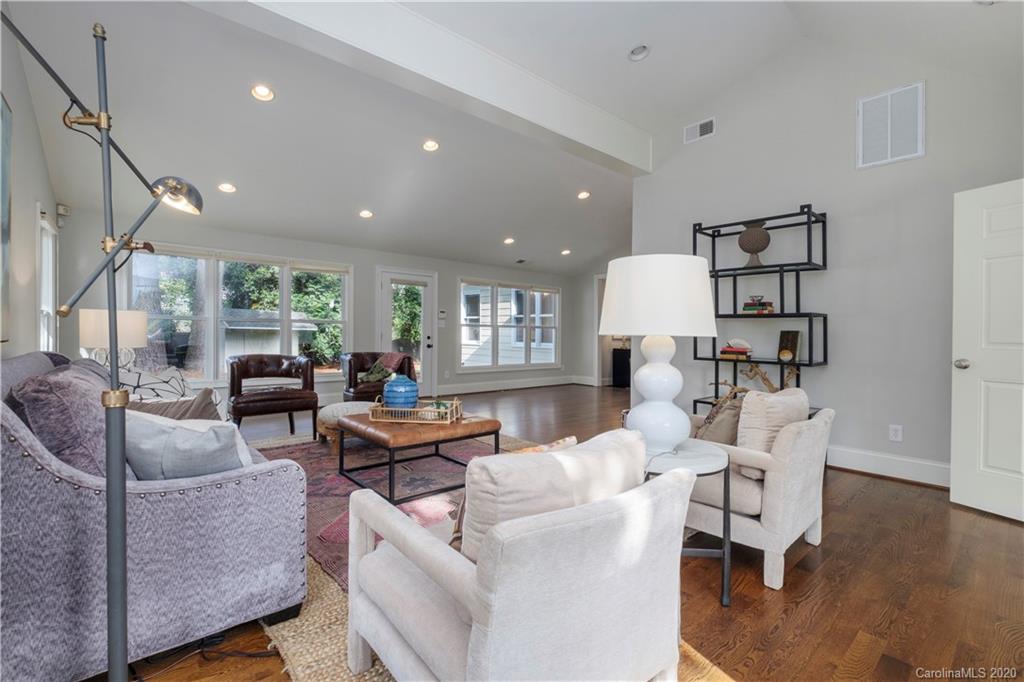 635 Marsh Road Charlotte, NC 28209 - Photo 13 of 48 a living room with furniture and a wooden floor