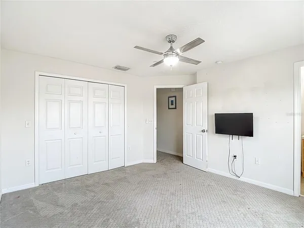 a view of a walk in closet