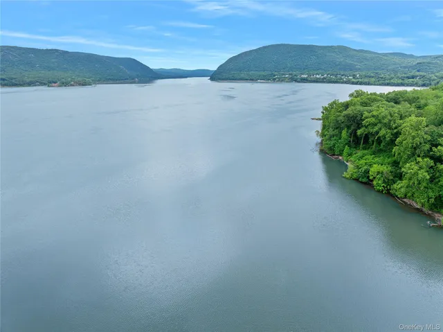 a view of lake with mountain