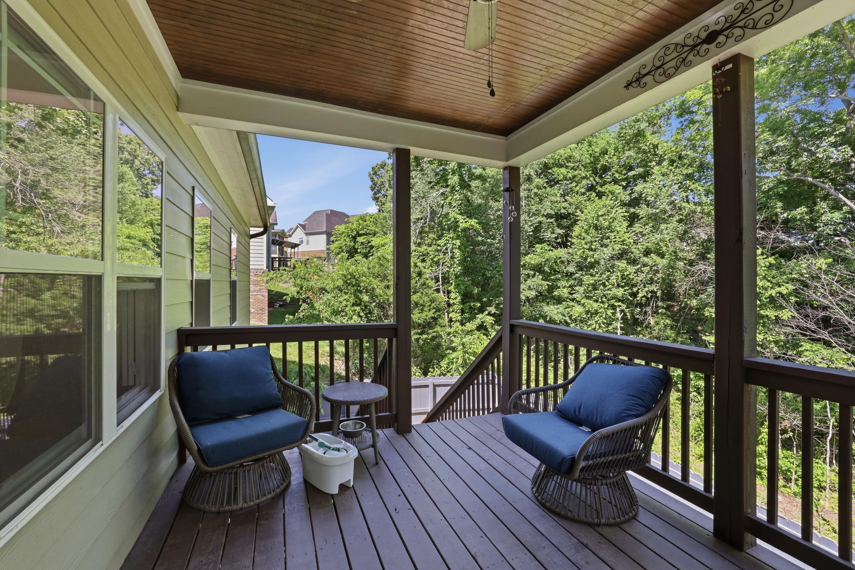 5834 Caney Ridge Circle Ooltewah, TN 37363 - Photo 7 of 30 Enjoy the Covered Deck