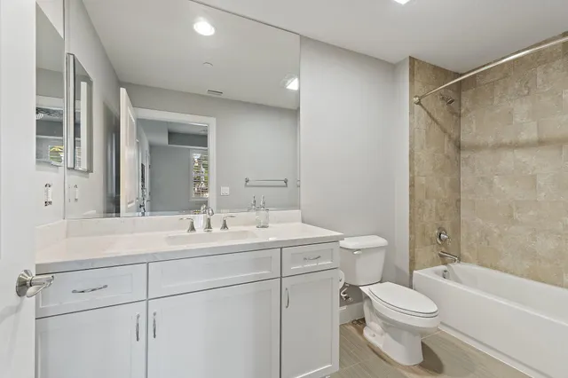 a view of balcony with furniture