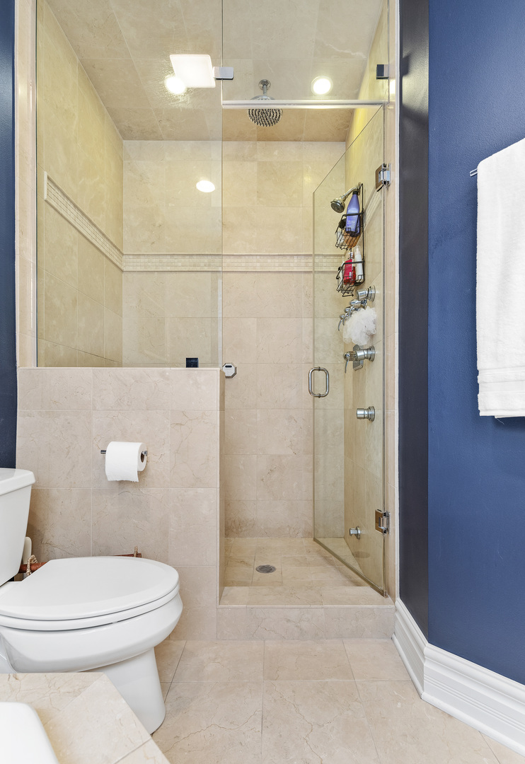 1037 West Monroe Street, Unit 3 Chicago, IL 60607 - Photo 16 of 25 a bathroom with a toilet and a shower