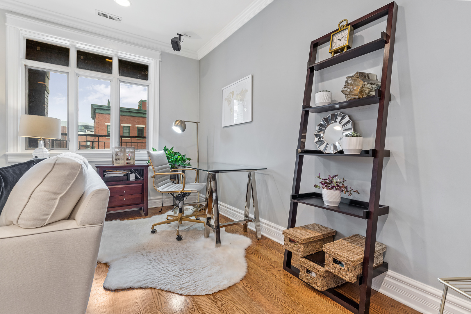 1037 West Monroe Street, Unit 3 Chicago, IL 60607 - Photo 6 of 25 a living room with furniture