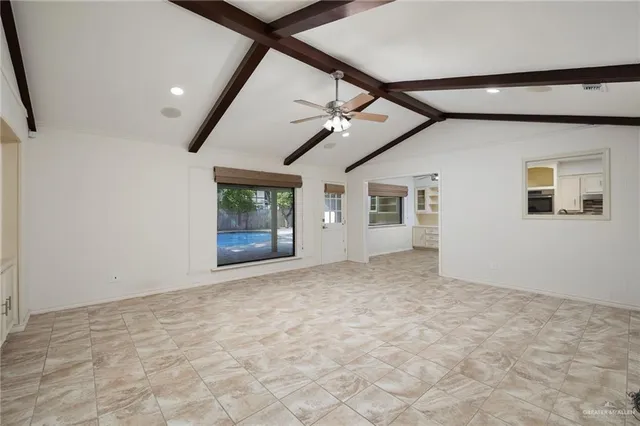 a view of an empty room