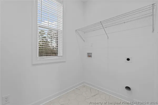 a bathroom with a window