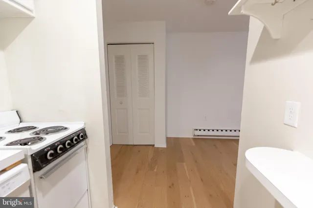 a view of small space with a sink