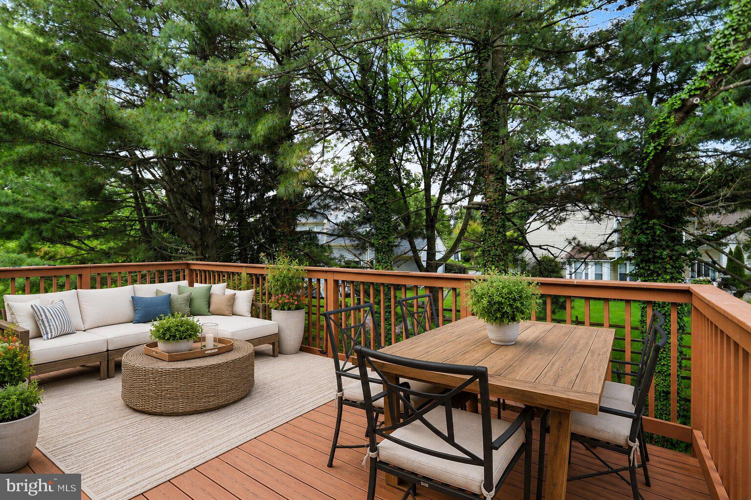 17303 Buehler Road Olney, MD 20832 - Photo 2 of 14 a view of a patio on the roof deck