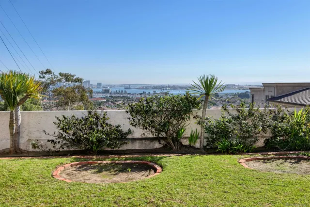 a view of a back yard of the house