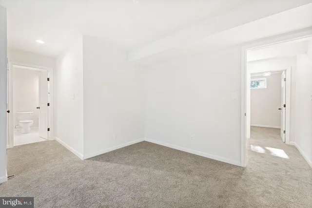 a view of empty room