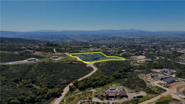 a view of a city and mountains