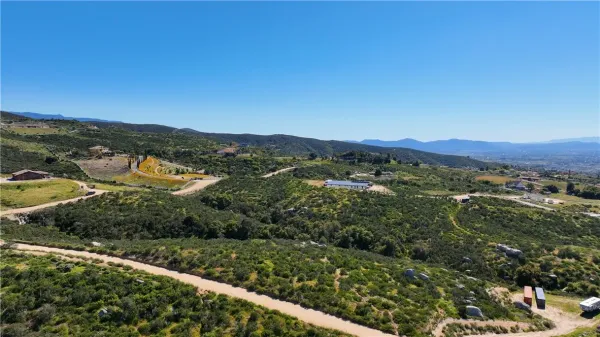 a view of city and mountain