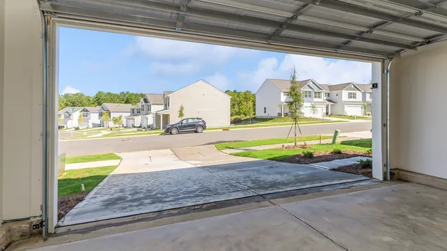 a view of swimming pool with a yard