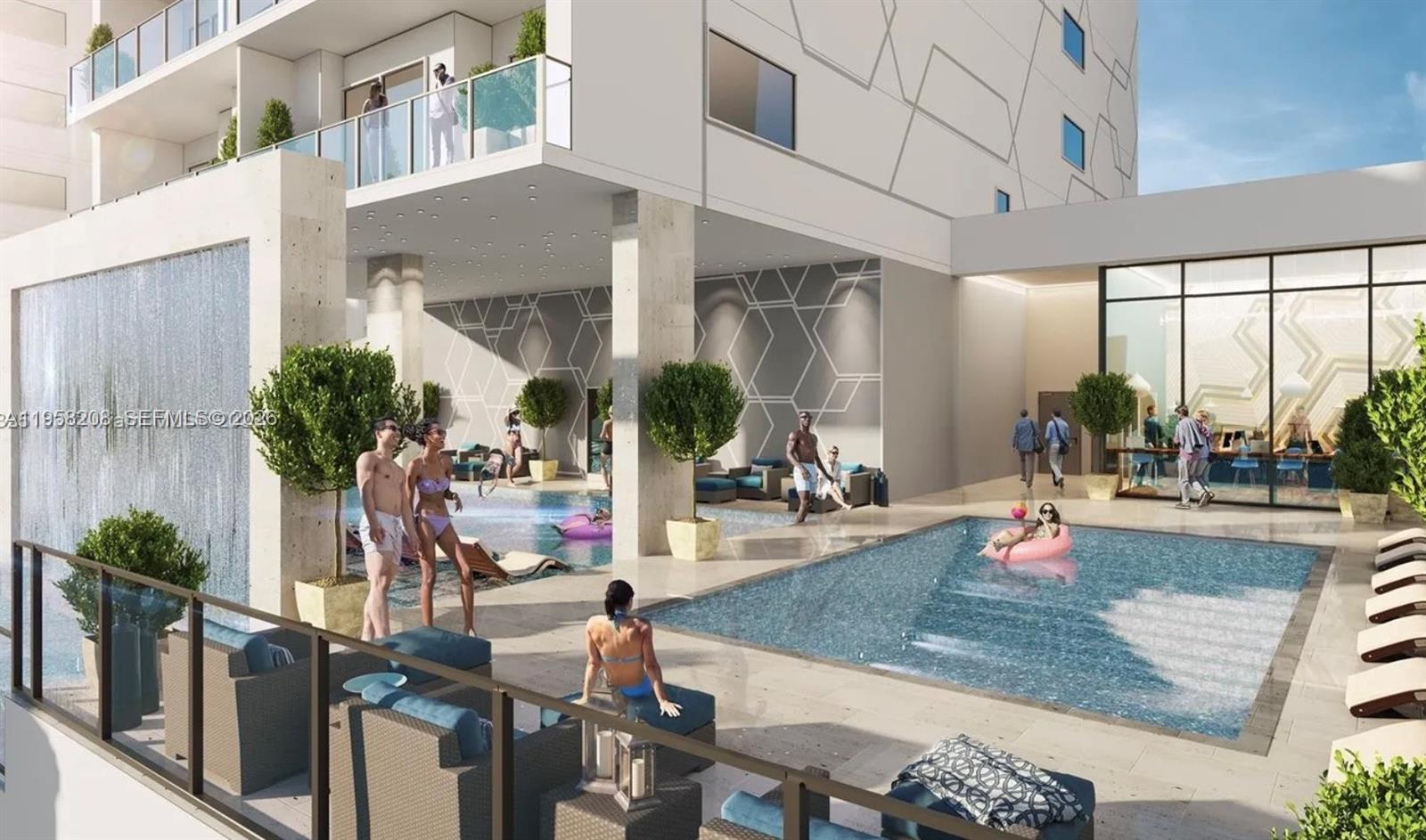 239 Southwest 9th Street, Unit 405 Miami, FL 33130 - Photo 9 of 17 an outdoor space with seating space