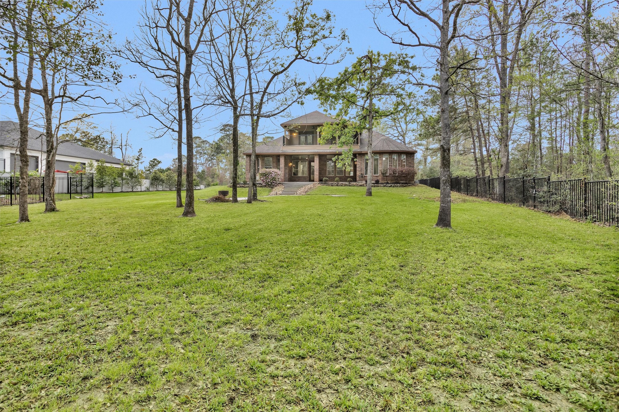 27910 Hansons Court Spring, TX 77386 - Photo 42 of 50 Hardwood trees provide shade for the backlandscape
