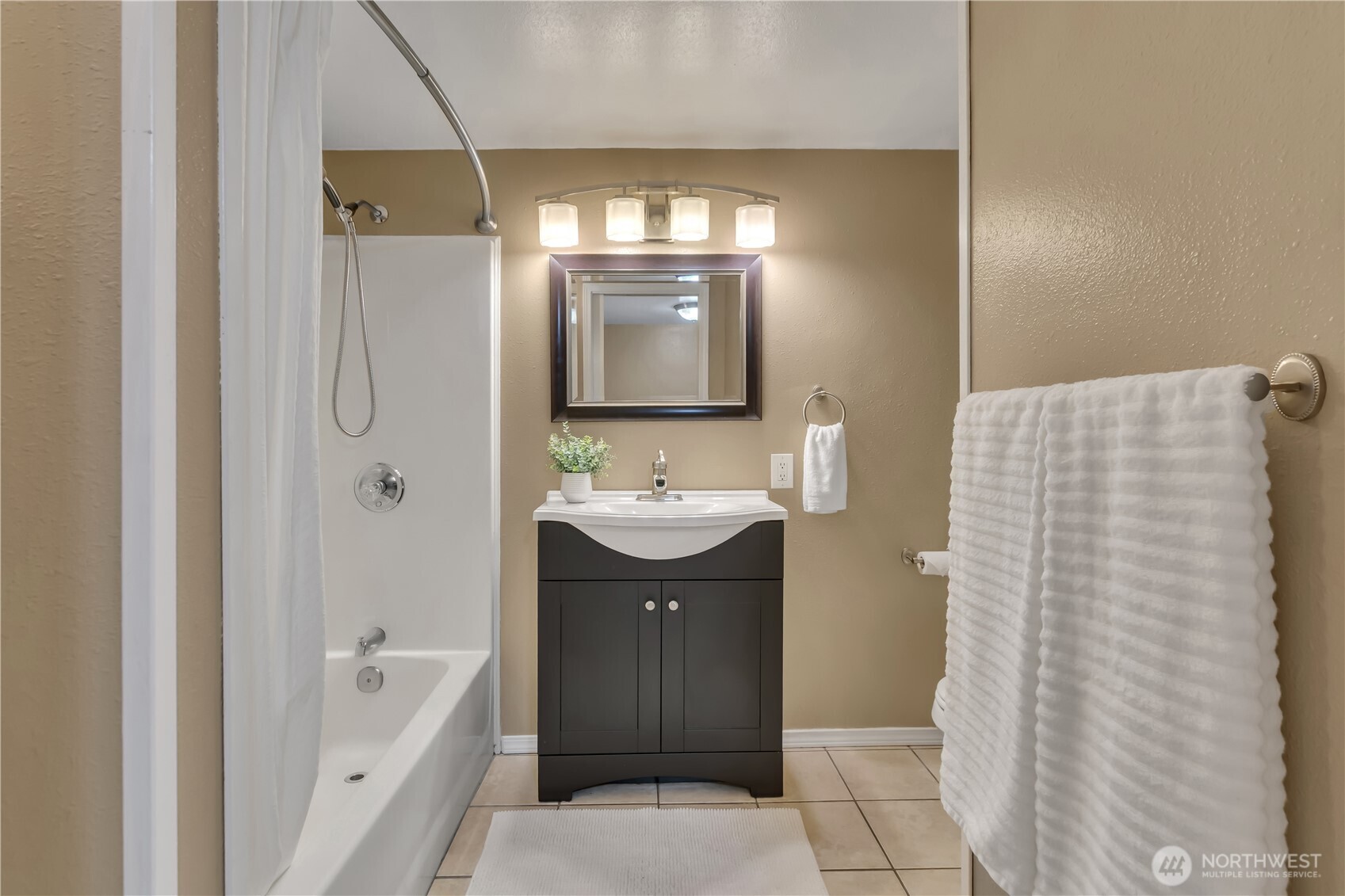 13733 Southeast 272nd Street Kent, WA 98042 - Photo 26 of 40 a bathroom with a sink a toilet and shower