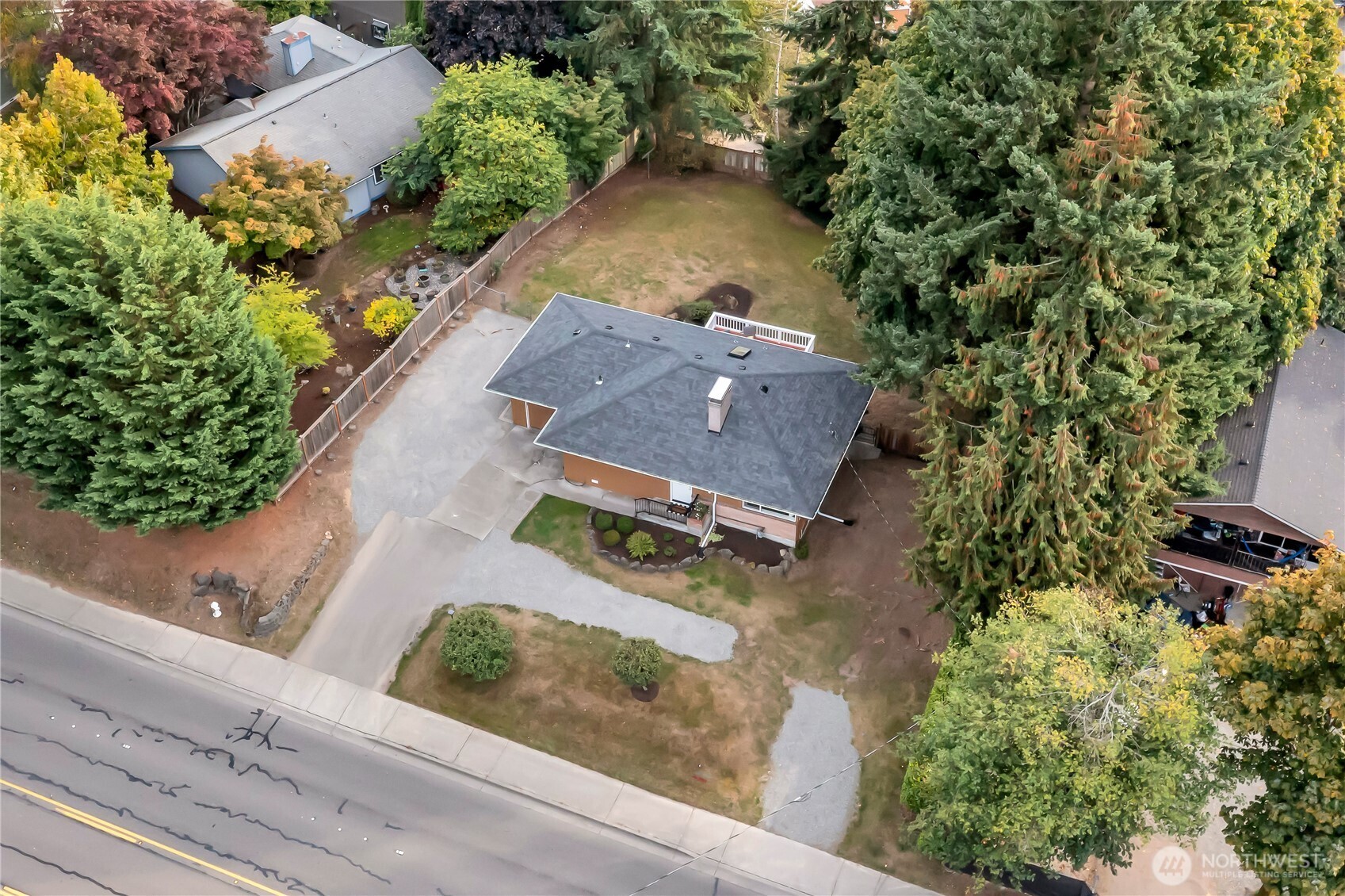 13733 Southeast 272nd Street Kent, WA 98042 - Photo 37 of 40 an aerial view of a house with outdoor space