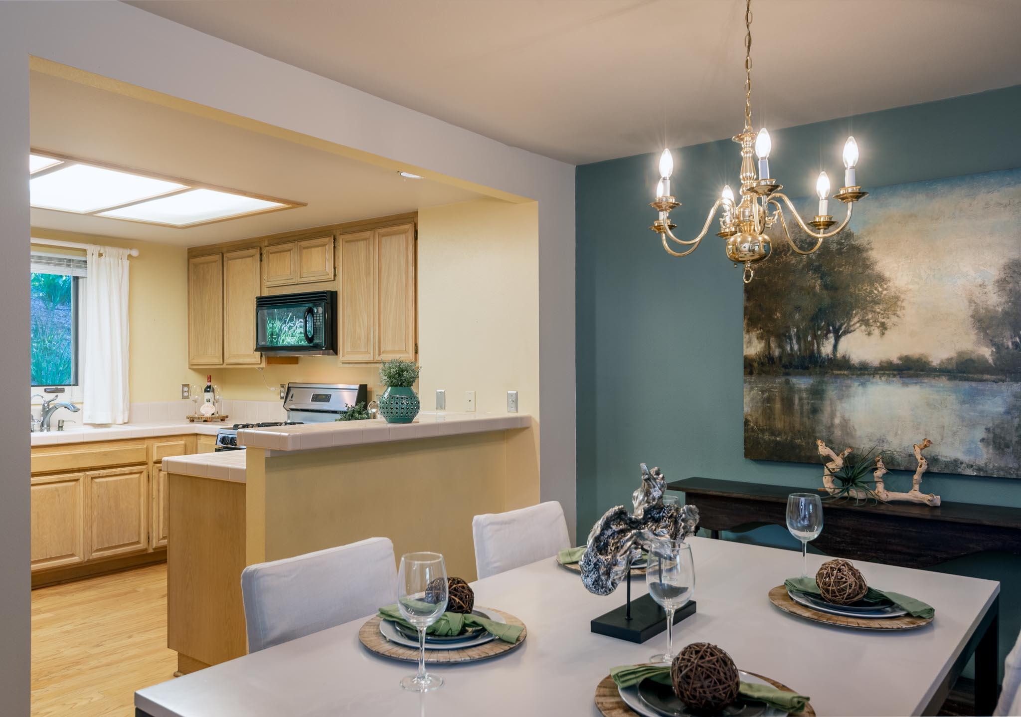 907 Weldon Road Santa Barbara, CA 93109 - Photo 7 of 20 Dining Room and Kitchen