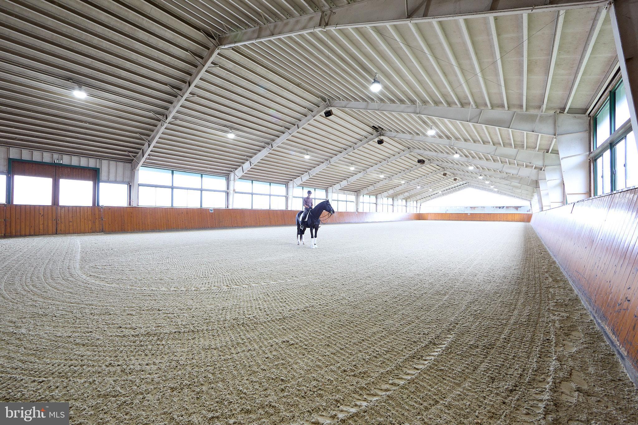 1089 Nesbitt Road Colora, MD 21917 - Photo 26 of 78 Main Indoor Arena with Arena Works Gold Footing
