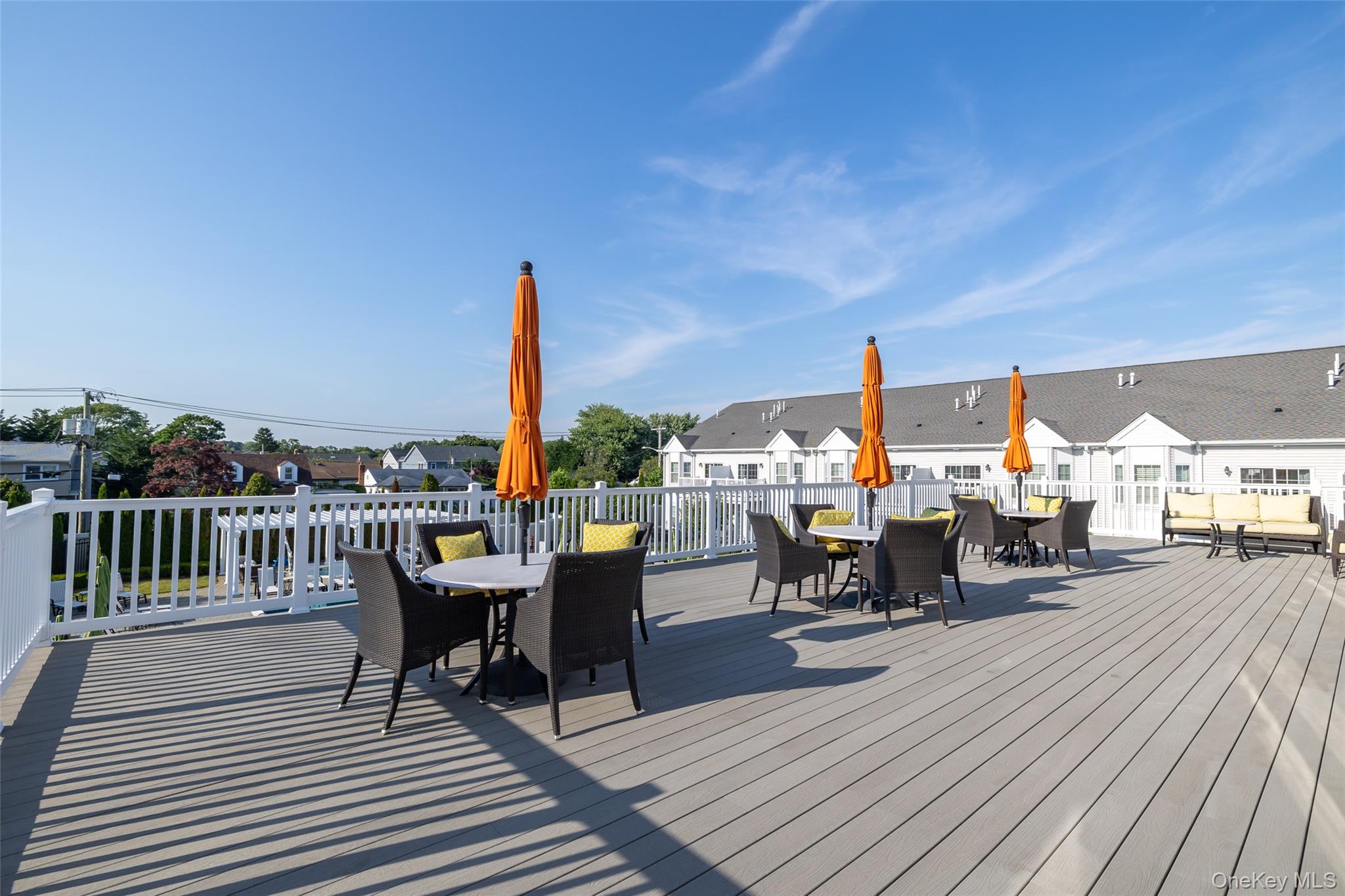 56 Spring Drive Seaford, NY 11783 - Photo 35 of 42 a view of a terrace with seating area