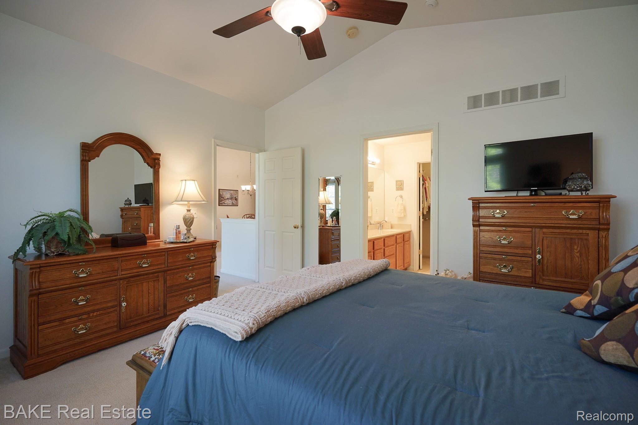 340 Cherry Grove Road Canton, MI 48188 - Photo 12 of 28 Master Bedroom with vaulted ceiling