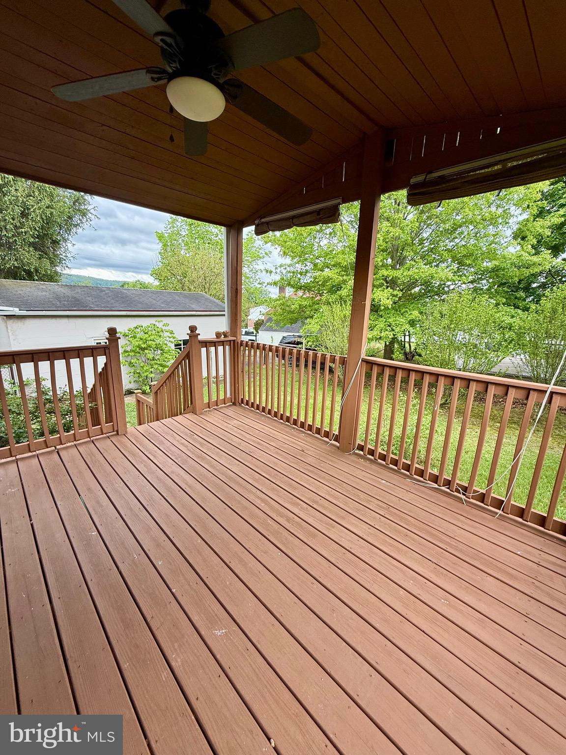 719 East Oldtown Road Cumberland, MD 21502 - Photo 18 of 20 a view of a wooden deck