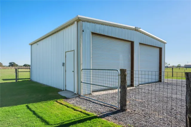 a backyard of a house