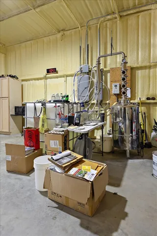 a view of house with a patio