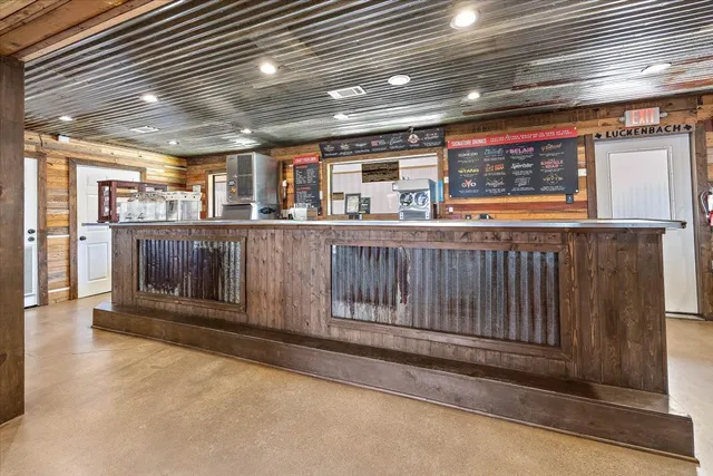 a group of people sitting in a room