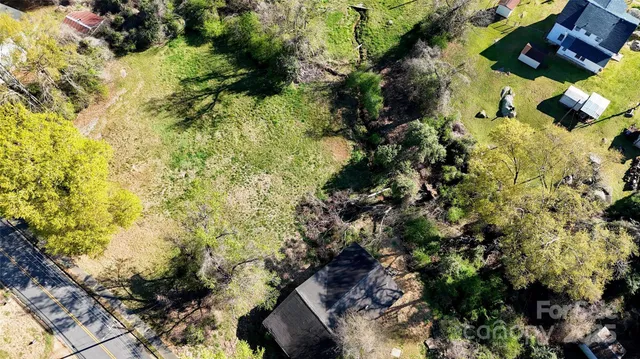 a view of a garden with plants
