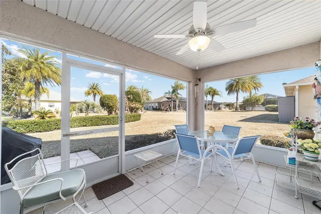 a view of a house with a patio