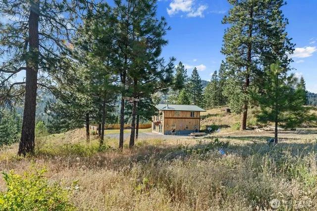 a view of a city with a lake view