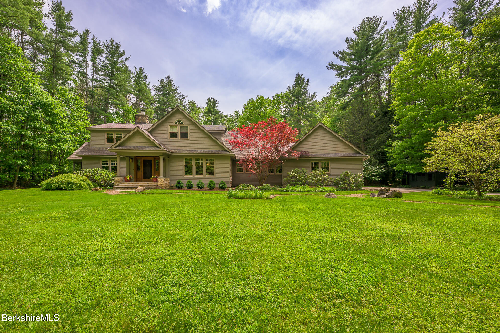 430 Lenox Road Richmond, MA 01254 - Photo 1 of 66 a front view of a house with garden