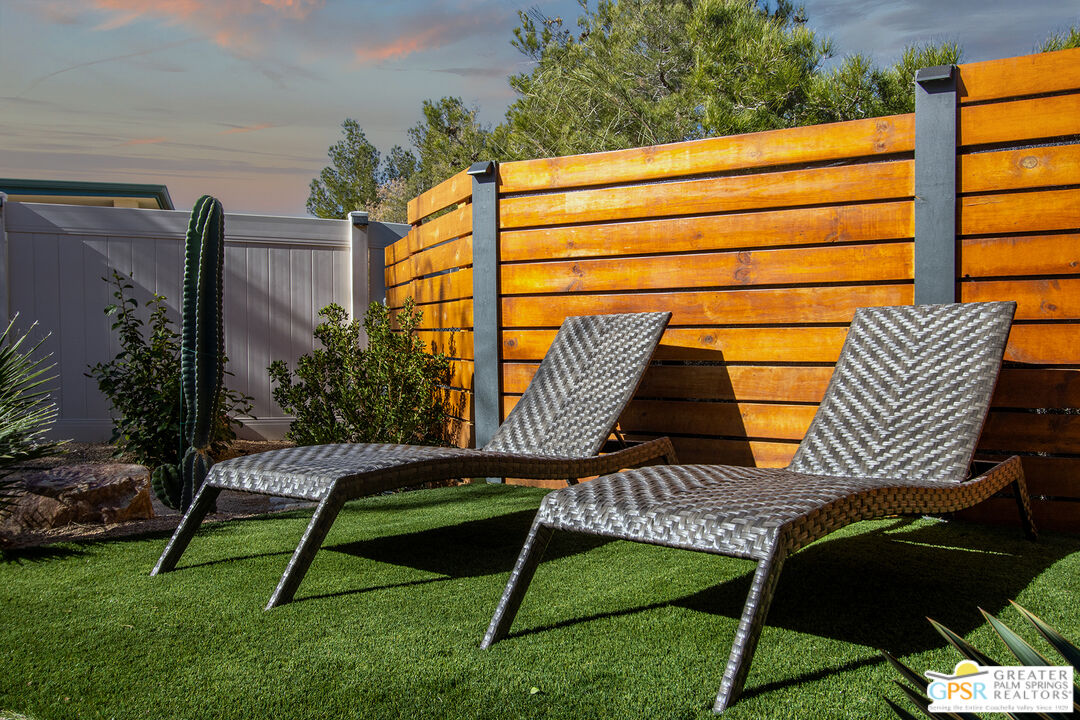 56166 Nez Perce Trail Yucca Valley, CA 92284 - Photo 43 of 54 a view of a chairs in the patio