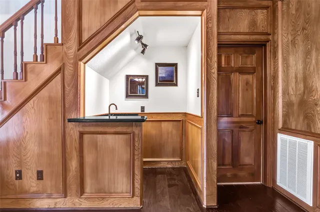 a view of front door